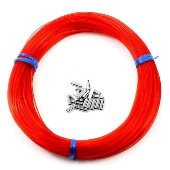 Diamond Fishing Products Diamond Outrigger Kit 400# 50yards or 100yards 50 Yards, Red Leader