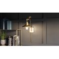 thumbnail image 3 of ASH33411A1 Hyacinth 1-Light Weathered Brass Wall Sconce, 3 of 5