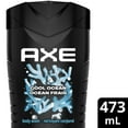thumbnail image 2 of AXE Cool Ocean Body Wash for All Day Freshness, Sea Mist & Grapefruit, with 100% Plant-Based Moisturizers, 473mL, 2 of 7