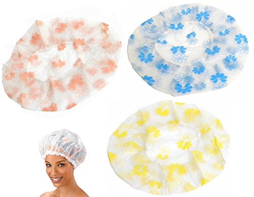 yellow shower cap
