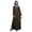 Black2, variant on Bimba Moss Georgette Butterflies Butterfly Print Womenâ€™s Long Elastic Waist Casual Summer MaxiÂ&nbsp;Dress-Large