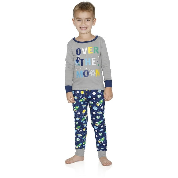 Pyjama pour Garçons Morts et Fatigués en Coton, Pantalon de Détente et Ensemble de Nuit à Manches Longues