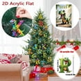 thumbnail image 5 of Diceymbol Dinosaur Christmas Countdown Calendar Acrylic Advent Calendar Pendant with Holiday Dinosaur Design for Home, School and Store Christmas Decorations, 5 of 7