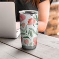 thumbnail image 4 of 20 Oz Pioneer Flower Coffee Tumbler Double Wall Insulated Stainless Steel Water Bottle | Metal Reusable Thermoses Flask with Cup Cap | Leak & Sweat Proof with Anti-Dust Lid, 4 of 7