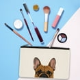 thumbnail image 5 of WIRESTER Set 2 of Canvas Cosmetic Bag, Makeup Bag, Cosmetic Pouch for Women - Animal Black Tan French Bulldog & Black White Tuxedo Cat, 5 of 7