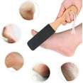 thumbnail image 3 of 2 Pack Foot File Callus Remover with Wooden Handle, Professional Pedicure Foot Scrubber Grater for Dead Skin on Heels and Feet, Double Sided Foot Filer for Men and Women at Home or Salon, 3 of 6