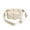 White, variant on Lightweight Nylon Sling Shoulder Crossbody Bag Unisex Multi Pocket for Daily Travel Work Gym