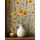 thumbnail image 1 of Qisvanset Framed Canvas Wall Art 12x16 Inch Vintage Peel Stick Wildflower Field Wallpaper, 1 of 5