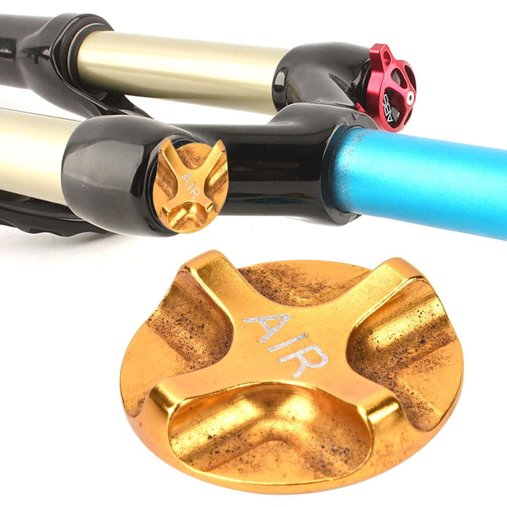 Kritne Aluminium Alloy Bicycle Suspension Fork Front Fork Airtight Valve Cover Bike Axxessory