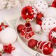 thumbnail image 4 of MTBLYS Juego de 1 bola de adorno navideño|Bolas irrompibles de 6 cm para decorar el árbol|adornos colgantes para el hogar|la chimenea|la ventana y la decoración de fiestas, 4 of 6