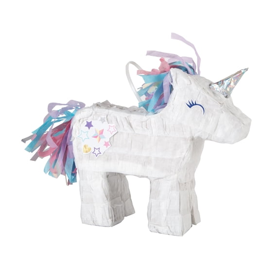 Mini Unicorn Pinata Favor Decoration, 7in x 6.5in