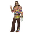 thumbnail image 1 of Smiffys Mens Hippie Costume Set, 1 of 4