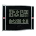 thumbnail image 3 of La Crosse Technology 11" WWVB Digital Clock with Temperature, Black, 3 of 6