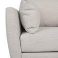 thumbnail image 4 of Christopher Knight Home Modern Upholstered Accent Chair with 2 Pillows, Solid Wood Legs, Beige, 4 of 9