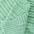 thumbnail image 6 of PiccoCasa Cotton Throw Blanket Cable Knit Decorative Blanket, Light Green 47"x70", 6 of 8