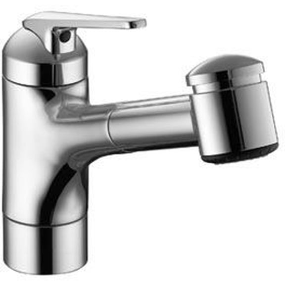 KWC 10.061.033.127 Domo 1 Hole 1 Lever Kitchen Mixer in Stainless Steel