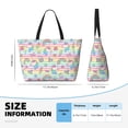 thumbnail image 4 of Fotbe Cute Unicorn Bolsa de Viaje para Playa - Resistente al Agua, Bolsa Tote de Gran Capacidad y Ligera con 7 Bolsillos para Mujeres y Hombres, 4 of 7