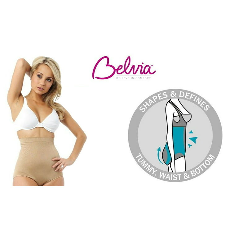 Belvia Shapewear Women Briefs Seamless High Waist Tummy Control