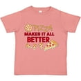 thumbnail image 3 of Inktastic Pizza Makes It All Better Boys or Girls Toddler T-Shirt, 3 of 5