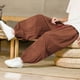 thumbnail image 4 of Pantalones largos para hombre, casuales, de moda, para vacaciones, lisos, casuales, con cintura elástica y bolsillos., 4 of 4