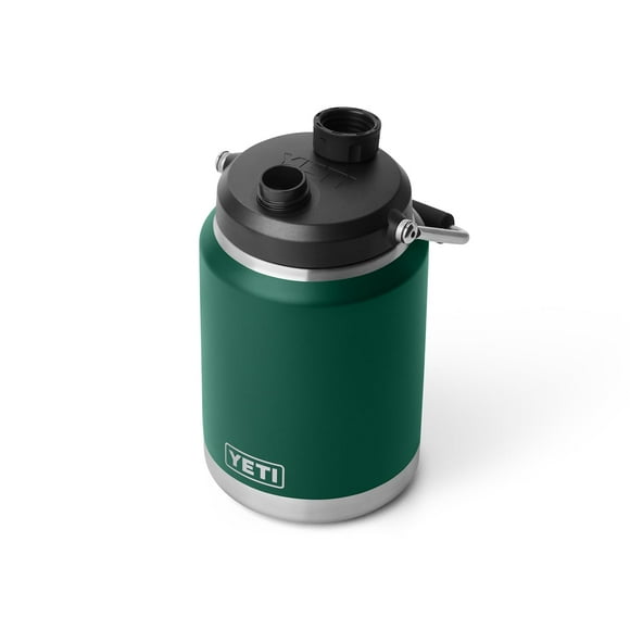 Jarra YETI Rambler 2.0 de medio galón con aislamiento al vacío, negra