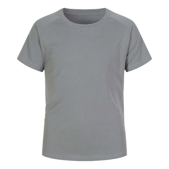 HXWCHs Boys tank tops Boys UPF 50 Sun Swim Shirt Short Sleeve Rashguard top for toddler Youth Active Beachwear Outdoor Water Shirt Grey 9-10 Years