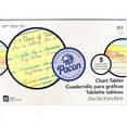Pacon® Chart Tablet, 1" Ruled, 24" x 16", Assorted Colors 25 Sheets