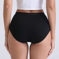 thumbnail image 5 of Annhoo High Waisted Panties for Women Plus Size Seamless Full Coverage Cotton Briefs Ladies Soft No Show Underwear, 5 of 5