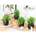 thumbnail image 4 of Der Rose 6 Pack Fake Plants Mini Artificial Plants for Home Office Farmhouse Bathroom Shelf Decor Indoor, 4 of 7