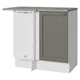 thumbnail image 1 of Gabinete Bajo De Esquina Cocina Madesa Vik 94cm Blanco/Gris, 1 of 4