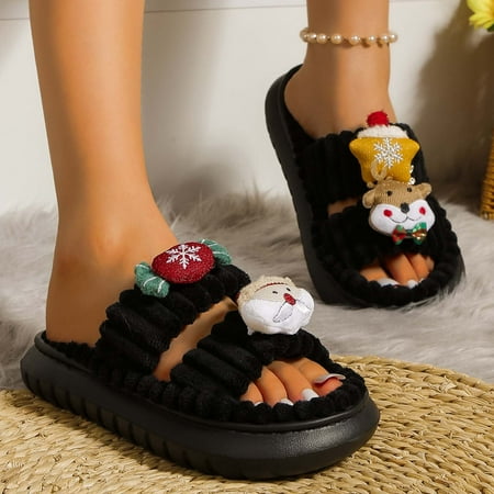 

Tawop Womens Shoes Casual Slippers Comfortable Platform Home Couple Slippers for Women Indoor