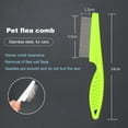 thumbnail image 6 of Tnobhg Pet Louse Comb Stainless Steel Narrow Smooth Tooth Hanging Hole Pet Grooming Brush Remove Dogs Cats Louse And Hair Massage Comb, 6 of 7