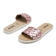 thumbnail image 7 of Old Soles Girls Puff Leather Slides, Pink Frost,35 EU (3.5 US) M US, 7 of 7