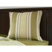 Canopy Fine Lines Euro Sham, Melon Green