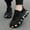 Black, variant on Zecgelong Girls Sneakers For Kids Breathable Mesh Running Shoes Lightweight Comfortable Casual Sports Shoes For Toddlers And Children Girls Athletic Shoes Size US:11 Black