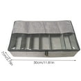 thumbnail image 3 of 6 Grid Transparent Foldable Shoe Space Bed Bottom Storage Layer Shoe Cabinet Boot Storage Rack Proof and Drawer Style Shoe Rack, 3 of 6