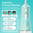thumbnail image 3 of COSLUS Portable Water Flosser for Teeth,3 Modes 6 Intensity Professional Electric Water Dental Pick for Sensitive Gums, Braces for Travel Home Green, 3 of 9