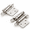 Brushed Nickel-50 Pack, variant on 3/8"et Cabinet Hinges Brushed Nickel (10 Pair -20) Offset Sclosing For Kitchen Cabinets Satin W/silicon Bumpers & Upgraded Screws