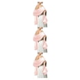 thumbnail image 4 of Minnieouse Ceremonia Bola de baile Mujeres Satén Chal Niñas Fiesta de noche Banquete Baile Elegante Bufanda Diseño simple Color sólido Rosa Type1 NO1, 4 of 6