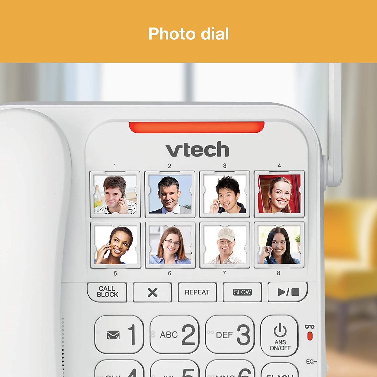 Vtech (SN5147) Amplified Corded/Cordless Senior Phone System with 90 dB