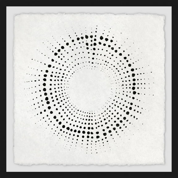 Marmont Hill Spherical Dots Framed Wall Art, 32" x 32"