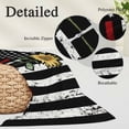 thumbnail image 3 of Red American Flag Throw Pillow Covers, Sunflower Vintage USA Flag Soft Breathable Pillow Cases with Invisible Zipper for Sleeping, Toddler Pillowcases for Couch Bed Sofa Chair 12x20 Inches, 3 of 9