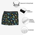 thumbnail image 3 of Yiaed Dinosaur Print Men's Soft Cotton Boxer Shorts Breathable Boxers Underwear Moisture-Wicking Underwear Stretch Boxer Briefs for Man-Large, 3 of 5