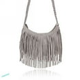 thumbnail image 3 of Women Fashion Cross Body Bag Tassel Fringe Messenger Shoulder Handbag, 3 of 4