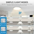 thumbnail image 5 of Motion Sensor Ceiling Light Indoor Wired PIR, 2700/3000/3500/4000/5000K, LED Closet Lights Motion Sensored 7 in,12W, Timer, Motion Activated Flush Mount Ceiling Light for Hallway,Pantry, 5 of 9