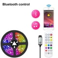 thumbnail image 1 of Tira de luces Led RGB para decoración de habitación, cinta Flexible de diodo con Bluetooth 5050, 30M, WS2812B, RGBIC, USB, retroiluminación de TV, 1 of 4