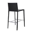thumbnail image 4 of Plata Import Elizabeth Euro Style Black Faux Leather 26" Counter Stool, 4 of 4