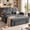 Dark Gray, variant on avobird 54'' Pull Out Sofa Bed, Convertible Sleeper Couch for for Living Room, Side Desk, USB Ports, Cup Hold, Velvet Fabric, Adjustable Backrest, Dark Gray