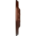 thumbnail image 4 of Ekena Millwork 11 3/8"OD x 3 5/8"ID x 1 1/8"P Leaf Ceiling Medallion (Fits Canopies up to 4 3/4"), Hand-Painted Antique Copper, 4 of 7