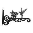 thumbnail image 3 of Gancho de pared para colgar, estatua de pájaro de hierro, colgador de plantas de pared, soporte para maceta, gancho decorativo versátil resistente a, 3 of 9